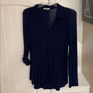 Navy Blouse Size M